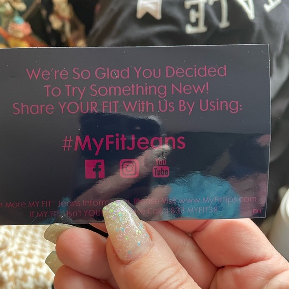 My Fit Jeans fits 2-12 NWT green - Picture 7 of 8